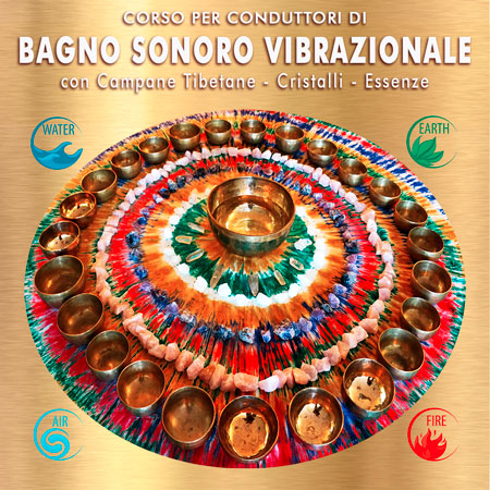 Conduttore di BAGNO SONORO VIBRAZIONALE con Campane Tibetane, Cristalli ed Essenze Conduttore di BAGNO SONORO VIBRAZIONALE con Campane Tibetane, Cristalli ed Essenze